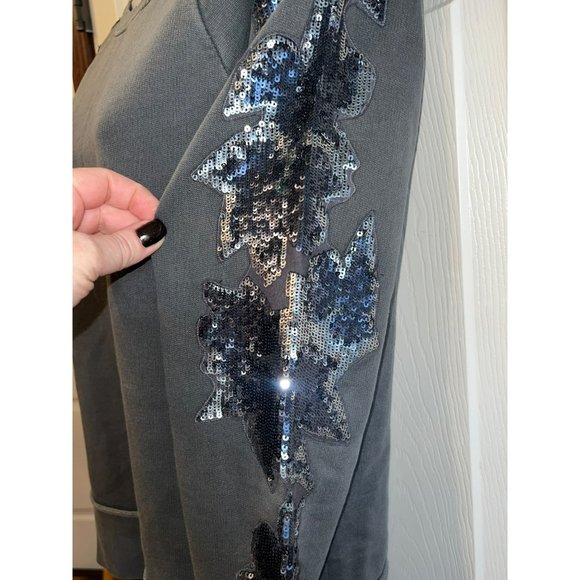 JOE'S JEANS The Evie Sequin Sweatshirt Size XS - Picture 4 of 7